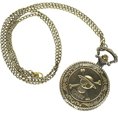 En P fickur med Jolly Rogers Straw Hat Pirates