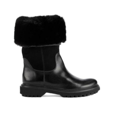 Geox, Ankle Boots Zwart, Dames, Maat:37 EU