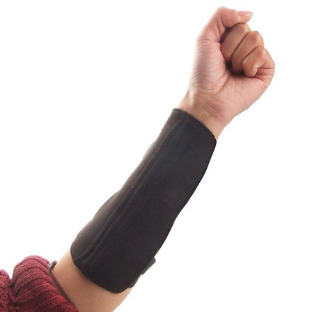 Holdbar Archery Sports 3-remme Arm Guard Wrap Protector (sort)