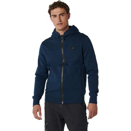 No Excess, Sweater full zipper hooded ink Blauw, Heren, Maat:XL