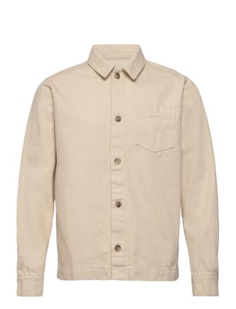 Layton Hybrid Shirt Overshirts Beige Les Deux*Betinget Tilbud