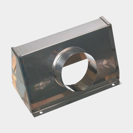 Scatola di ventilazione, 200 mm, tubo di ventilazione da 76 mm (3")
