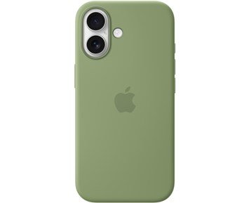 Apple iPhone 17 Silicone Case with MagSafe - Light Moss - Silikonskal med MagSafe till iPhone 17