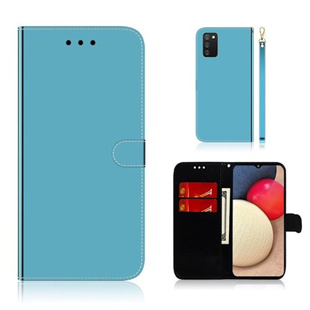 Mirror Samsung Galaxy A02s fodral - Blå