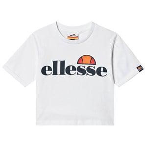 Kids - Ellesse White Logo Crop T-Shirt 8-9 years - Tops - 8-9 years - White