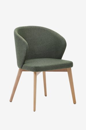 Kave Home - Ruokailutuoli - darice 2-pack - Vihreä - Tuolit - - Homeroom