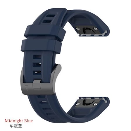 26mm silikonarmband för Garmin fenix 7X 7 7S 6X 6 Pro 6S 5 5X Plus Smartwatch Band Armband för Garmin Descent mk2i mk3 51mm 1
