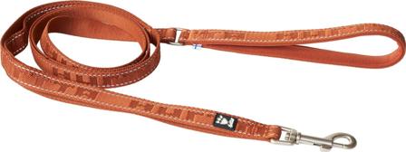 Hurtta - Casual Reflective Leash ECO talutushihna - 180 cm - RuskeaOranssi