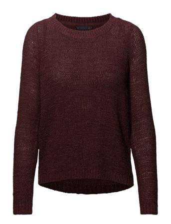Onlgeena Xo L/S Pullover Knt Pullover Rød ONLY