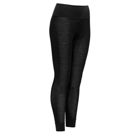 Devold Women's Wool Mesh Long Johns Women base layer trousers Black XL
