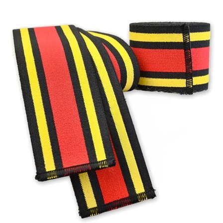 Støtte & beskyttelse Titan Support Systems Signature Gold Knee Wraps 2 meter - Bodyman.dk