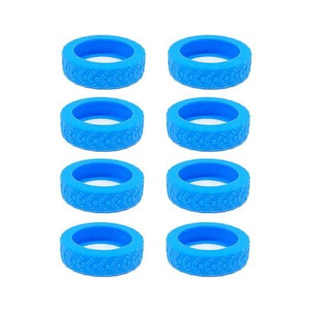 8 stk. Kuffert Hjul Dæk Kuffert Hjul Beskytter BLÅ