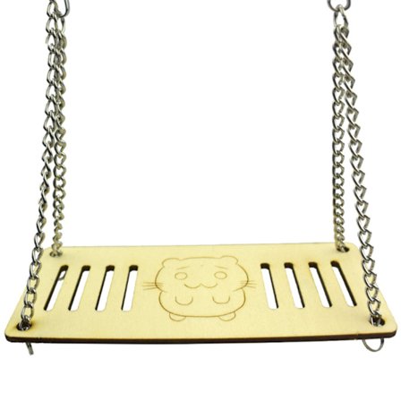 Hamster Labyrint Trerør Tunnel Bur Vippehus Huske Små dyr Kjæledyr Interaktivt Leke Trening Hvile Treningsleke