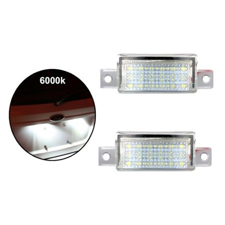 Volvo 745 765 945 965 skyltbelysning styling nummerplåt led