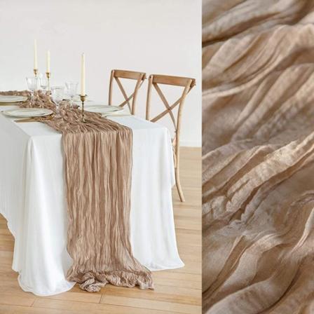 Bordløber, Chiffon Bordløber, 400 CM Bordløber til