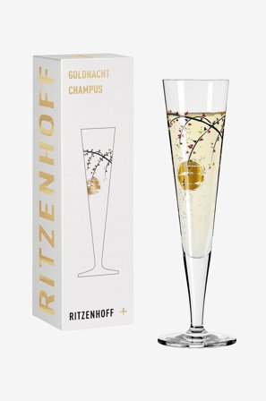 Ritzenhoff - Champagneglas Goldnacht NO:14 - Transparent - Vinglas - Från Homeroom