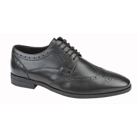 Roamers Softie Läder Brogues 12 UK Svart