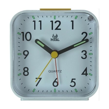 Klocka Analog Alarmklocka Tyst Icke-Tickande, Mjuk Väcka Upp, Pip