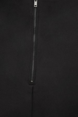 COS Women's Minigonna In Twill in Nero