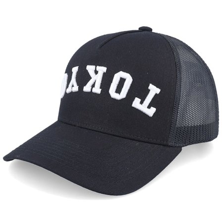 Iconic - Noir trucker Casquette - Tokyo Upside Down 3d Black A-frame Trucker @ Hatstore