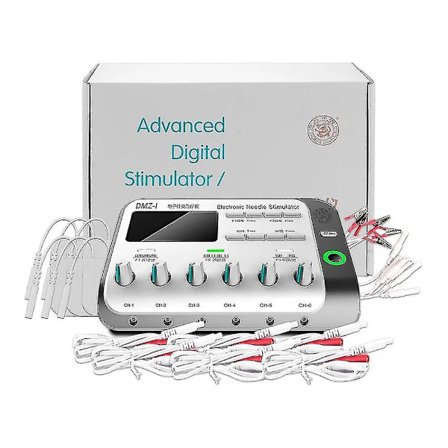 Elektrisk muskelstimulator Fysioterapi Masajeador 6 Utgangskana Tens Kroppsmassager Tennis Elektrostimulator Muskel