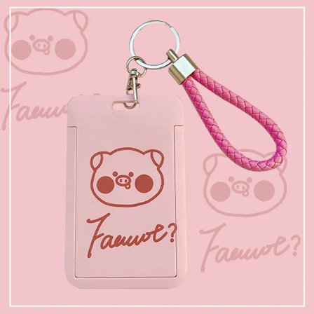 2022 Dam Herr Visitkortshållare Tecknad Söt Infällbara Kreditkortshållare Bank ID-Hållare Märke Barn Busskort Fodral