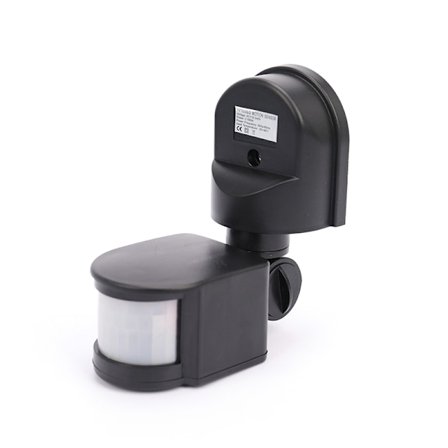 PIR Bevegelsessensorbryter Lys Lampesensordetektor Infrarød Mo