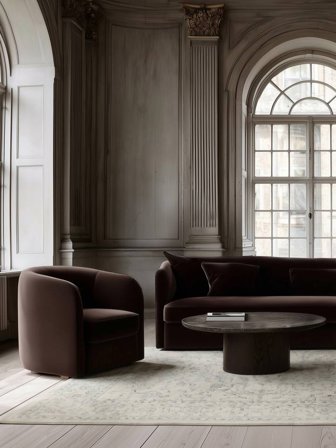 Vintage Floral Large Ziegler Manhattan Rug - Beige/Light Blue 240X300 Classic Style