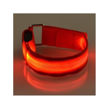 2-pack Reflex Armband Led / Reflexband Uppladdningsbar Blå