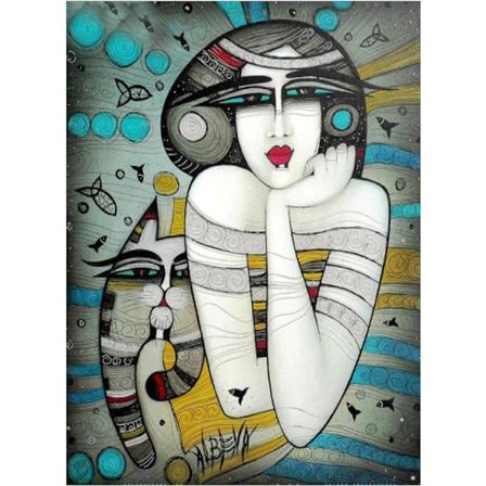 Timanttimaalaus - 5D Timanttimaalaus Sarjat, Täysi Peitto, Pyöreät