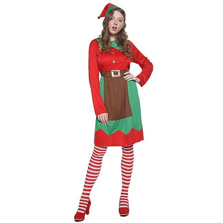 Jultomtdräkt Förälder Barnfest Outfit Holiday Cosplay Fancy Dress Familjekläder