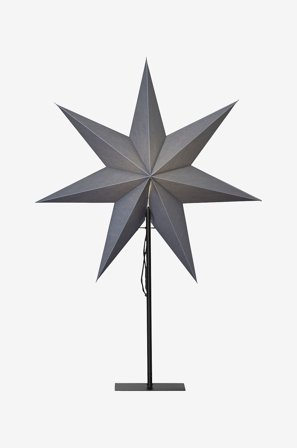 Star Trading - Stjärna på fot Ozen - Grå - Adventsstjärnor - Från Homeroom