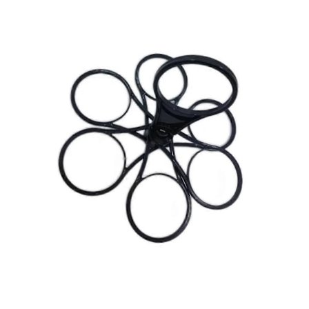 Drikkevareholder til ferien, sammenklappelig kaffeholder 6-kop - Drikkevareholder