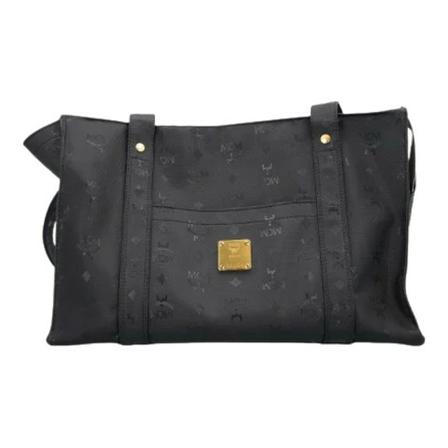 MCM Pre-owned, Pre-owned Nylon shoulder-bags Zwart, Dames, Maat:ONE Size