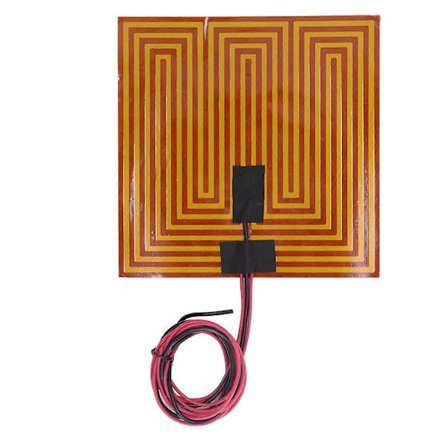 PI Värmeelement Film Flexibel 150 20 x 20 cm Självhäftande Värmeplatta för 3D-skrivare DC12V 120W