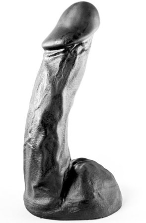 All Black Anal Dildo 23 cm Anaalidildo