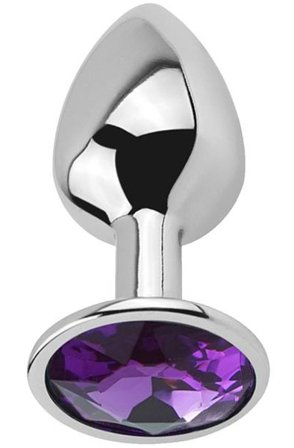 Afterdark Purple Amethyst Anal Plug L - Woome.pl