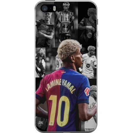Kompatibel Mobilcover til Apple iPhone 5s Yamal FC Barcelona fodbold stigende stjerne 2025