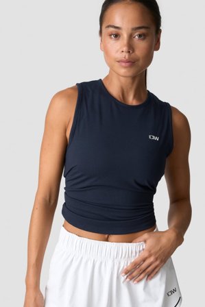 ICANIWILL - Empowering Open Back Tank Navy - Dame - ICIW