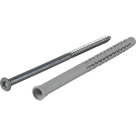 ESSVE GXL 404005 Fasadeplugg Ø 8 mm, TX30, FZB, forsenket hode 140 mm, 50-pakning, Innfesting