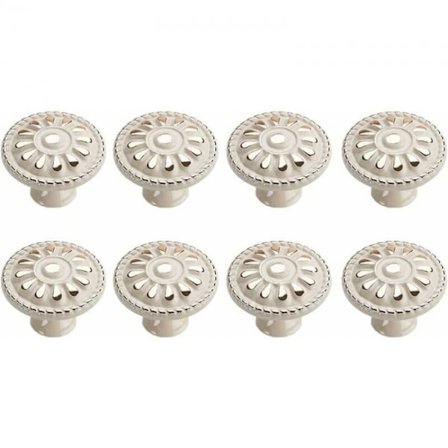 8 stk runde skuffhåndtak skap knotter skuff knott møbler