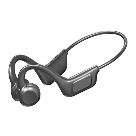 Vg06 Led Digital Bone Conduction Ear Hook Bluetooth5.1 Headset 8d Stereo Surround Sound Earphone Support Tf Card Music Player