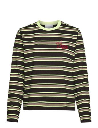 Lilly L/S T-shirts & Tops Long-sleeved Grønn Hosbjerg*Betinget Tilbud