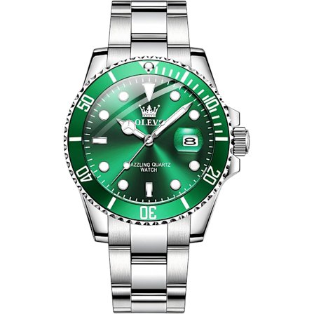 OLEVS Miesten Kellot Musta