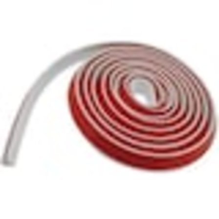 Vattentät silikonremsa, 2 m, vit