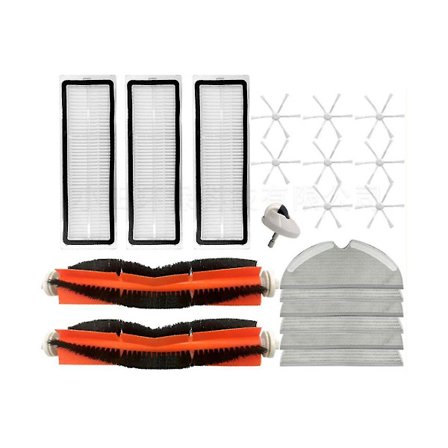 20 st ersättningsdelar för Xiaomimi Robot Vacuum Mop 2 Stytj03zhm dammsugartillbehör Huvudsidoborste Hy