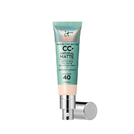 IT Cosmetics CC+ Cream Natural Matte Foundation with SPF 40 Dam Grön 32 ML