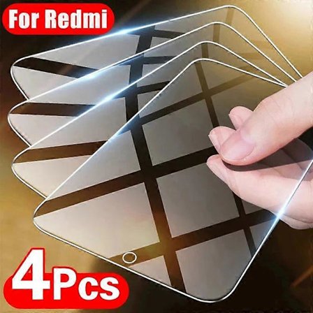 4-pack Skärmskydd för Xiaomi Redmi Note 12 Pro Plus Glas Skyddsfilm
