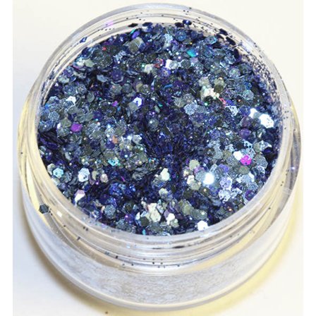 Kynsien glitter - Mix - Tummansininen - 8ml - Glitter