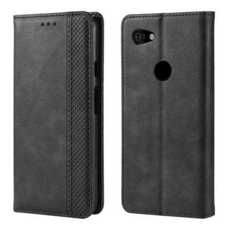 Bofink Vintage Google Pixel 3a kotelot - Musta Black